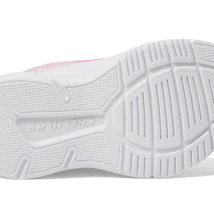 Skechers Girls' Microspec Advance Trainer, Pink, 9 UK Toddler
