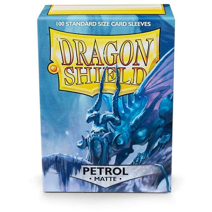 Dragon Shield 10 Packs Matte Petrol Standard Size 100 ct Card Sleeves Display Case