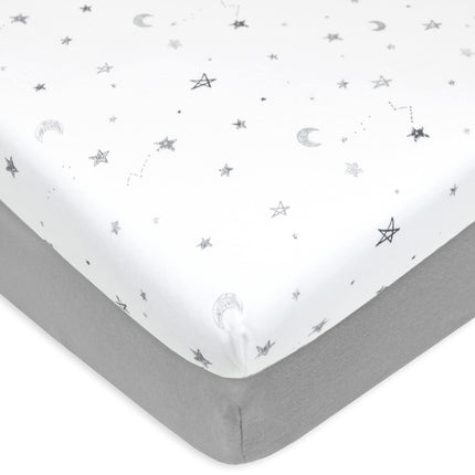 American Baby Company 2 Pack Printed 100% Natural 