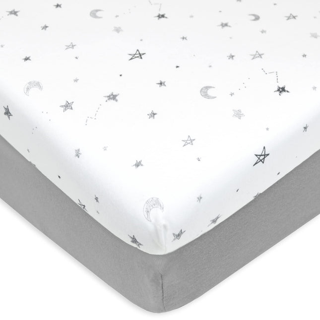 American Baby Company 2 Pack Printed 100% Natural 