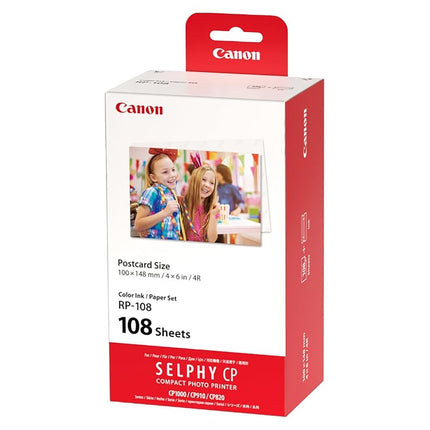 Canon SELPHY RP-108 Ink + Paper Multipack - Genuin