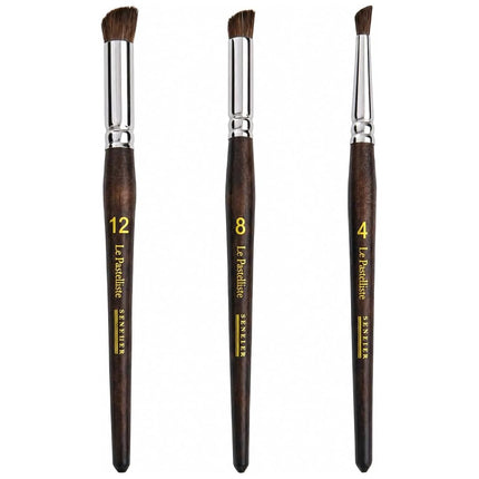 Sennelier Brushes for crayons, White,3 Count (Pack