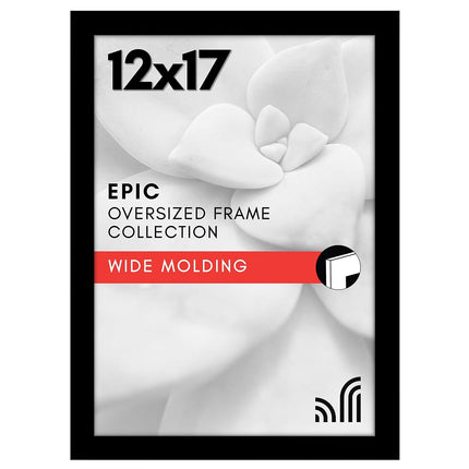 Americanflat 12x17 Picture Frame with Polished Ple