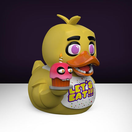 TUBBZ: FNAF - Chica Animatronic Chicken Rubber Duck Collectable Toy 9 cm