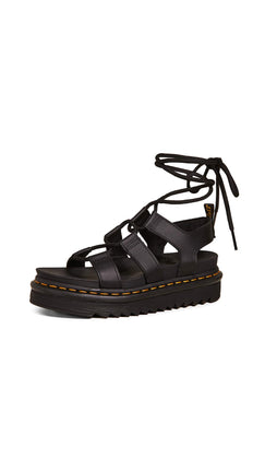 Dr. Martens Nartilla Sandal, Black, 9