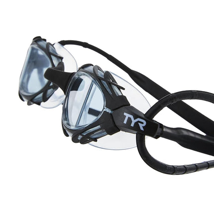 TYR Unisex Adult Nest Pro Performance Goggles - Smoke/Black/Black, Medium