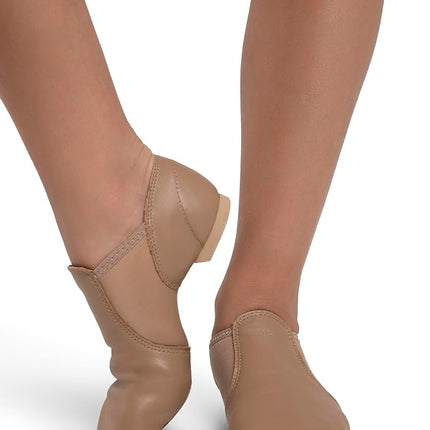 Capezio E-Series Jazz Slip On - Niño, Caramelo, 11.5 M