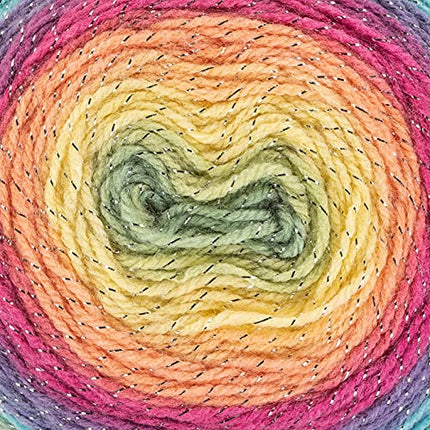Red Heart Yarn ROLL W/IT SPRKL Magic, Multicoloured, One Size