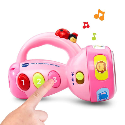 VTech Spin and Learn Color Flashlight - Pink - Online Exclusive