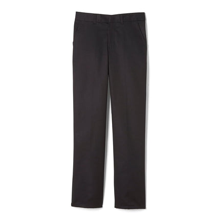 French Toast Boys' Flat Front Double Knee Pant - B