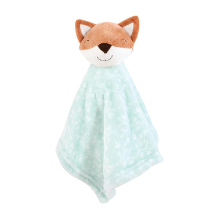 Hudson Baby Unisex Baby Animal Face Security Blanket, Enchanted Forest 3-Pack, One Size