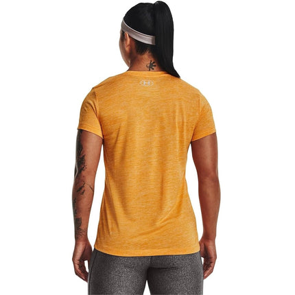 Under Armour Women's Short-Sleeved V-Neck T-Shirt Ua Twist Tech�, RIS, 1258568-782, XS