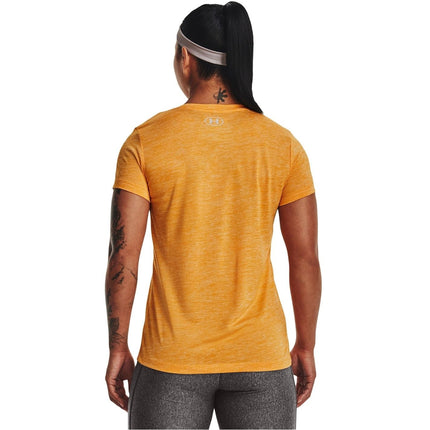 Under Armour Women's Short-Sleeved V-Neck T-Shirt Ua Twist Tech�, RIS, 1258568-782, XS