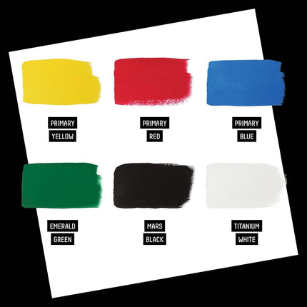 Liquitex Proffessional Professional Acrylic Gouache Set 6 x 59 ml Primary Colours, 59 ml (Pack of 6)