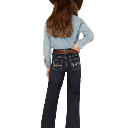 Wrangler Big Girls' Retro Stretch Boot Cut Jean, D