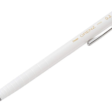 Pentel Orenz Mechanical Pencil (0.2mm), White Barrel, 1 Pack (PP502BP)