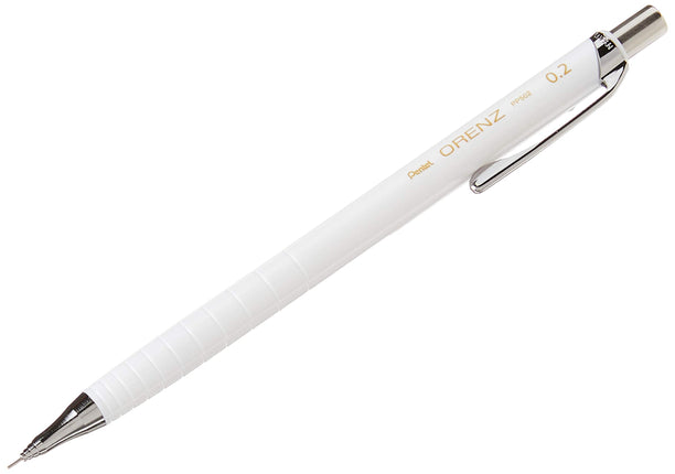 Pentel Orenz Mechanical Pencil (0.2mm), White Barr