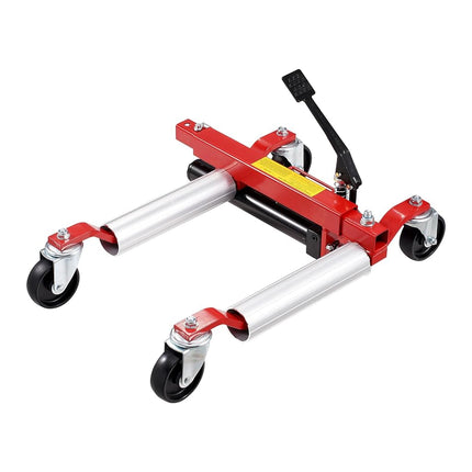 VEVOR Lève-roue, capacité max. 680 kg, cric de voiture avec roues rotatives à 360°, cric hydraulique robuste pour le positionnement de véhicules pour la réparation et le déplacement de voitures