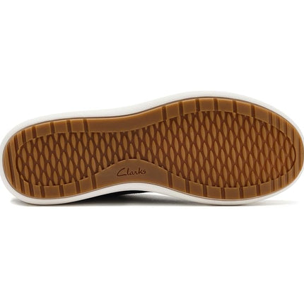 Clarks Women's Nalle Walk Sneaker, Black Knit, 11 Wide