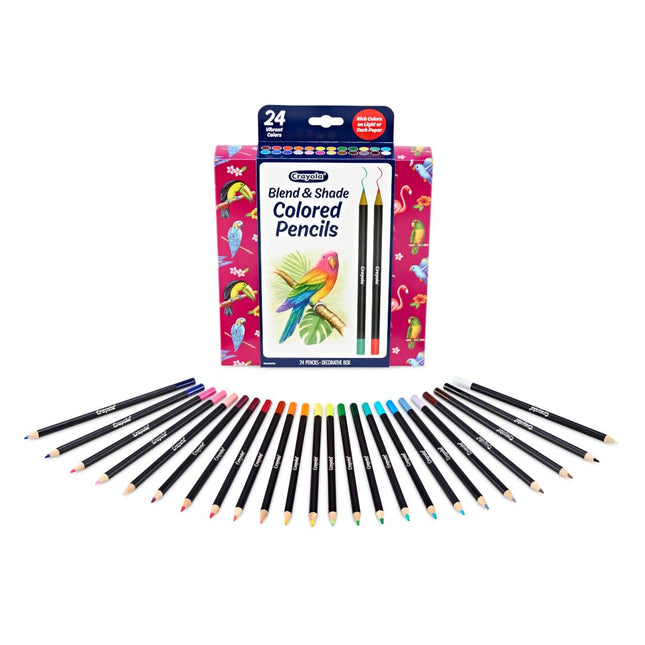Crayola Blend & Shade Colored Pencils Set (24ct) C