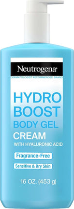 Neutrogena Hydro Boost Crème-gel hydratante pour le corps sans parfum, 473 ml
