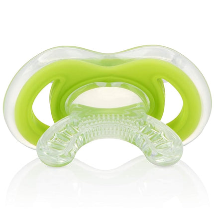 NUBY SOFTFLEX Gum-EEZ First TEETHER 0M+ Boys Blue/Green BPA Free