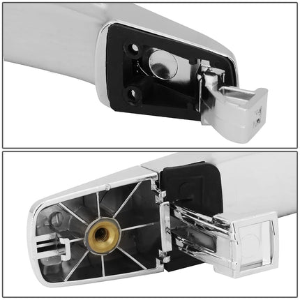 DNA MOTORING OEM-DHO-00265 Rear Driver or Passenger Side Door Pull Handle Compatible with 2007-2017 Aveo / 2008-2011 Captiva Sport / 2007-2009 G3 / 2008-2009 Vue