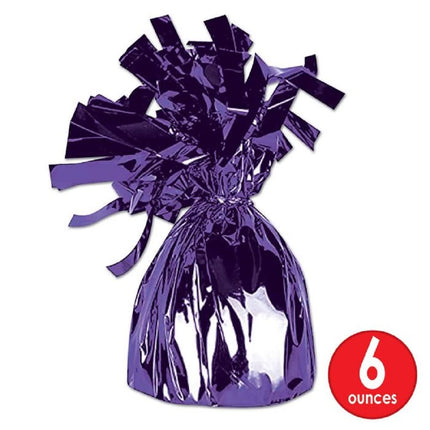 Beistle 50804-PL Metallic Wrapped Balloon Weights. Pack of 12