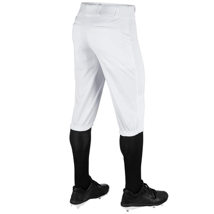 CHAMPRO Men's Triple Crown Baseball Pant Knickers with Braid White