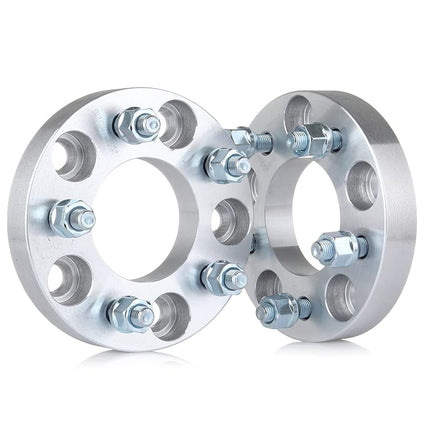 SCITOO 2X 1 inch 5x4.75 to 5x4.5 5x120.65 to 5x114.3 Wheel Spacers 12x1.5 Studs 73mm CB fits for Firebird for Jimmy for S10 for Blazer Wheel spacers adapters