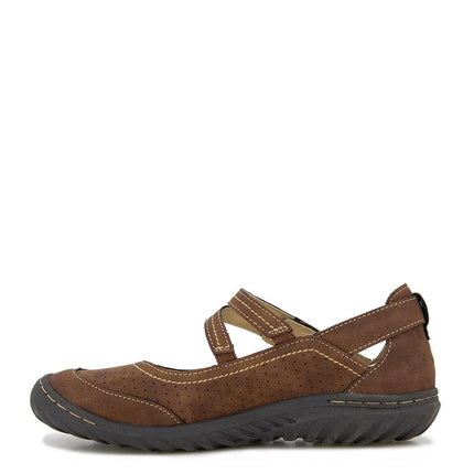 Jambu JBU Women's Fawn Mary Jane Flat, Dark Brown, 6 UK