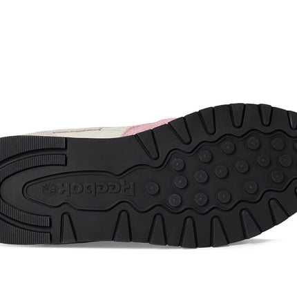 Zapatillas Reebok Unisex-Adult Classic Leather V1, Sand/Hazy Grey/Dusty Rose, 9 Mujer/7.5 Hombre