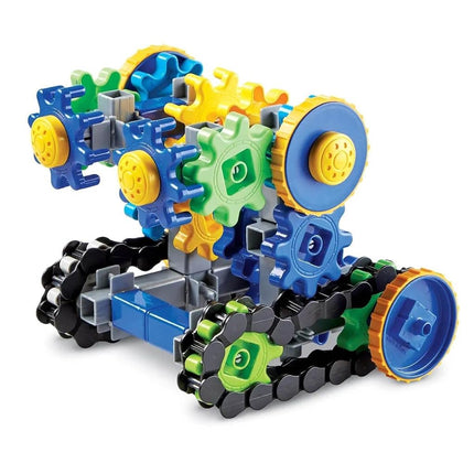 Learning Resources Gears Gears Gears Treadmobiles, STEM, Building Set, 108 Pieces, Ages 5+,Multicolor,Medium