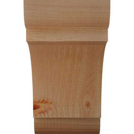 Ekena Millwork BRC06X10X10OLY00SDF 5 1/2"W x 10"D x 10"H Olympic Smooth Knee Brace, Douglas Fir
