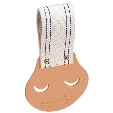 Klein Tools 5461T Spud Wrench Holder, Cotton Webbing and Leather, Tunnel Connection