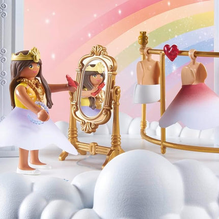 Playmobil 71408 Rainbow Castle: Dressing Room Cloud, FAiry-Tale Magical World, Fun Imaginative Role Play, PlaySets Suitable for Children Ages 4+
