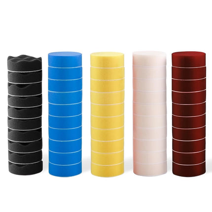Polishing Pad, ZFE 50pcs 3 inch/80 mm Sponge Buffi