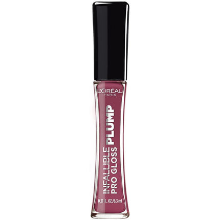 L’Oréal Paris Infallible Pro-Gloss Lip Plumper with Hyaluronic Acid, True Berry 608, 0.21 fl. oz.