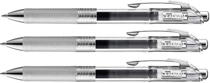 Pentel EnerGel iNFREE Retractable Gel Pen 0.7mm Tip Black Ink BL77TL-A (Set of 5) Supplied Loose �