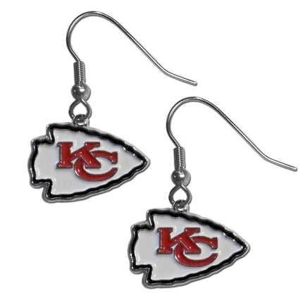Siskiyou Sports NFL Kansas City Chiefs Women's Chrome Dangle Earrings