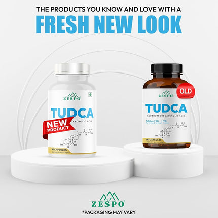 Zespo TUDCA Supplement 500mg – 90 Capsules Premium Quality Tauroursodeoxycholic Acid Formula
