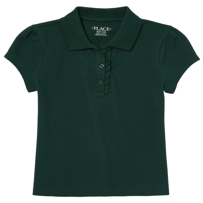 The Children's Place Girls' Short Sleeve Ruffle Pi