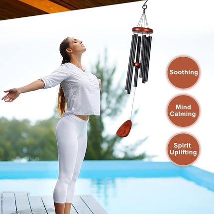 Memorial Wind Chimes, Sympathy Gift for Loss of Loved One, Outdoor Garden