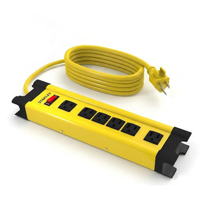 Regleta metálica Stanley 31608 ShopMax de 6 tomas de Stanley
