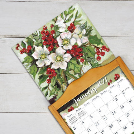 2027 Calendar LANG Gallery Florals Deluxe Wall 27991002020