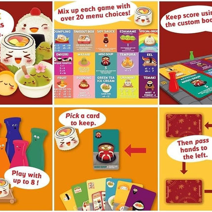Gamewright Sushi Go Party Board Game