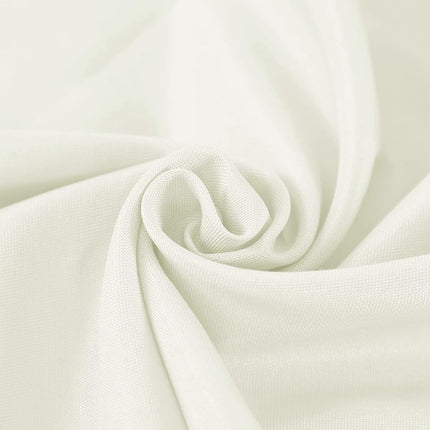 Fokitut 12 Pack Waterproof Round Tablecloth, 70 Inch, Stain Resistant and Wrinkle Polyester Table Cloth, Fabric Table Cover for Kitchen Dining, Wedding, Party, Holiday Dinner-Ivory