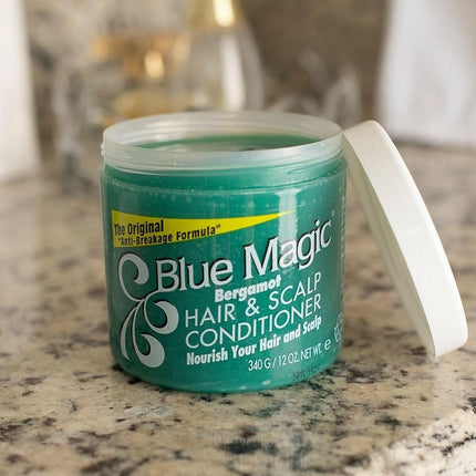 Blue Magic Bergamot Hair and Scalp Conditioner, 12 Ounce (Pack of 3)