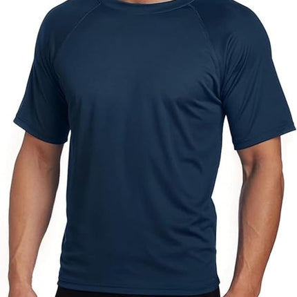 Kanu Surf Mens Short Sleeve UPF 50 Swim Shirt Rash