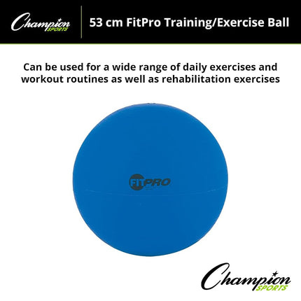 Champion Sports 53 CM FITPRO TRAINING & EXERCISE BALL